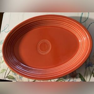 Fiesta ware serving platter 13.5 x 9.25